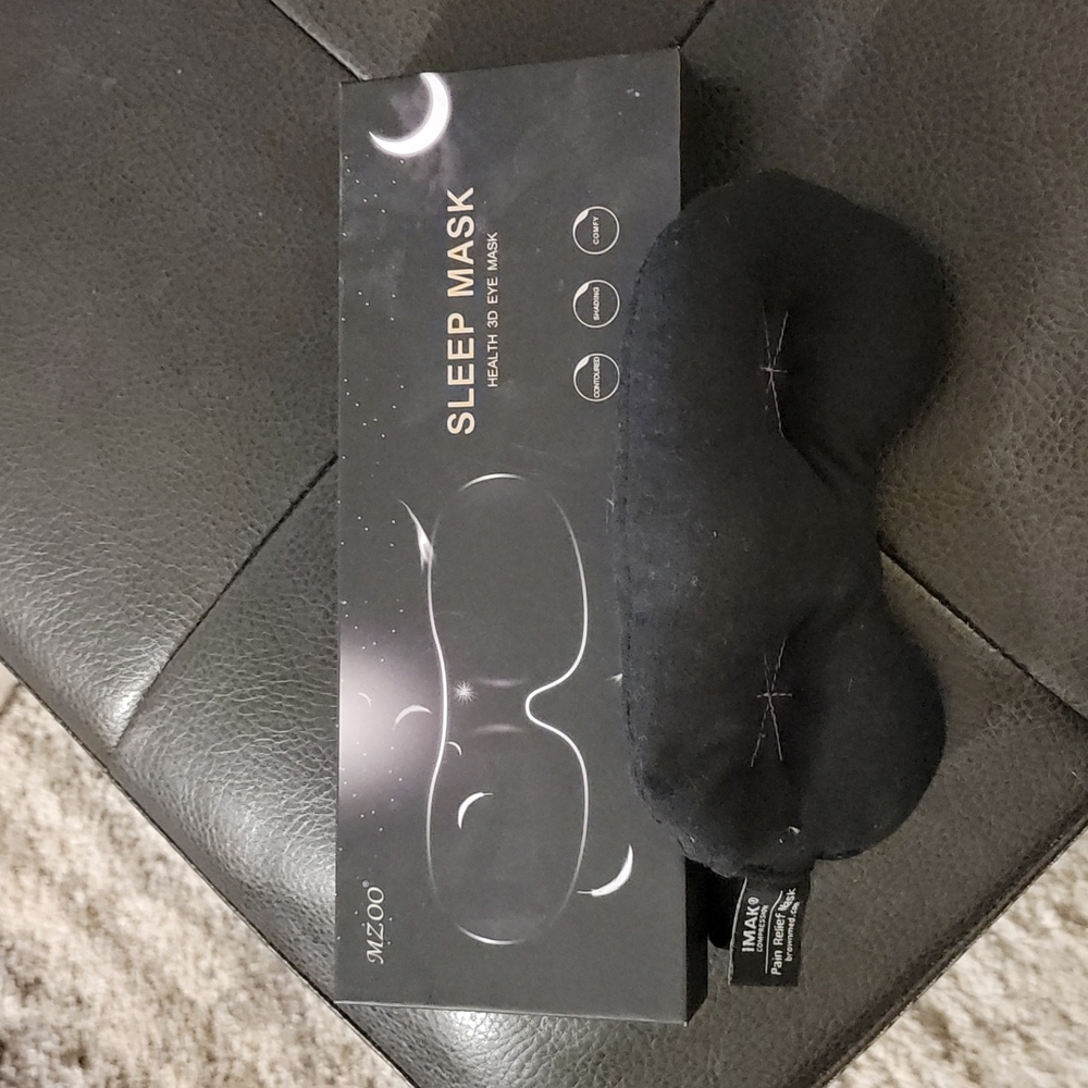 Cushioned sleep mask